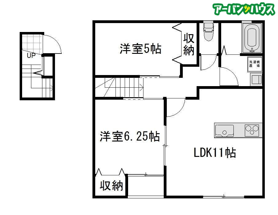 ＧＲＯＷ西花尻の間取り