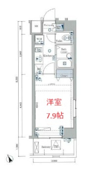 【間取り】 | クレイシア北千束