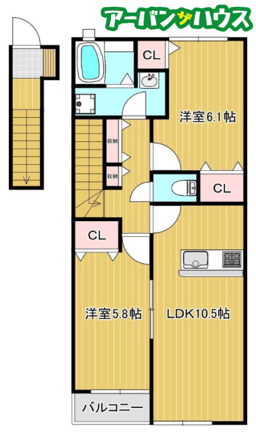 ＭｙＥｓｔａｔｅ 妹尾駅前の間取り