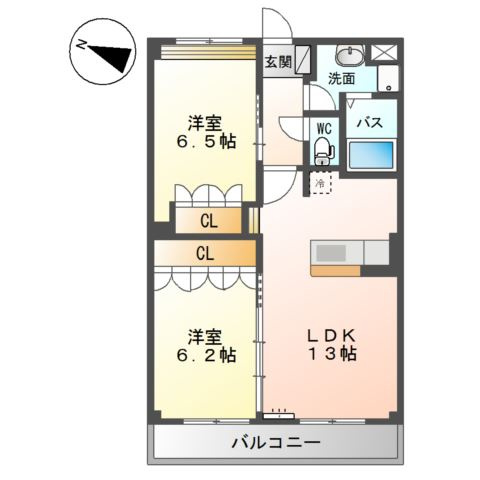 Ｔｉａｒａの間取り
