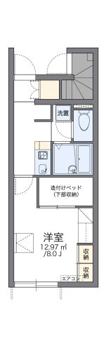 レオパレスソーレ　ぺルソーナの間取り