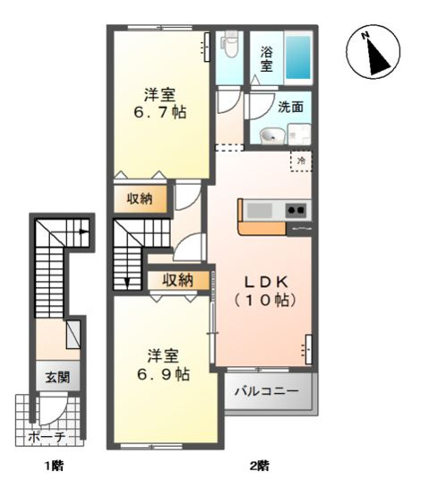 【間取り】 | ハピネス