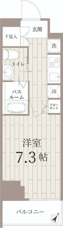 テラス銀座の間取り|テラス銀座302_間取り