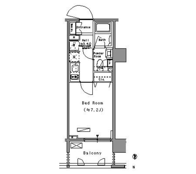 パークアクシス住吉の間取り