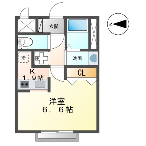 アルメールの間取り
