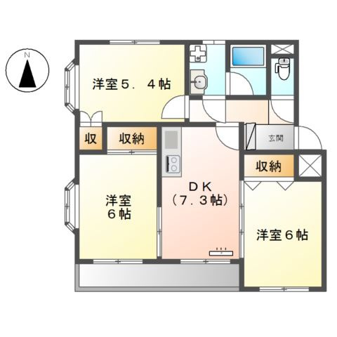 テラローザの間取り