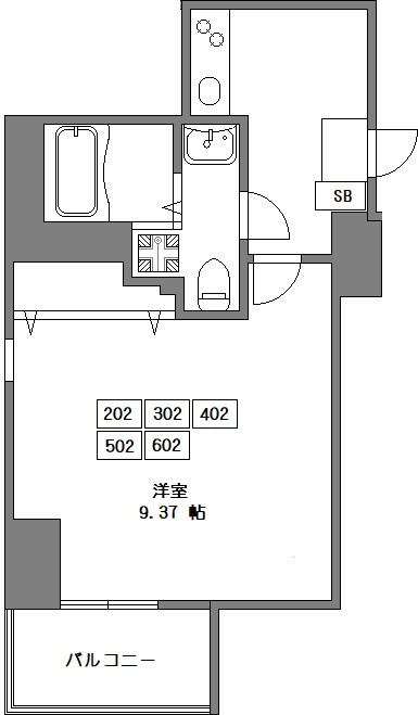 アーバンステージ錦糸町Ⅱの間取り