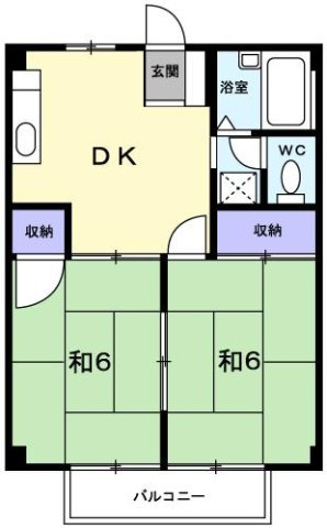 シティハイツいつおの間取り
