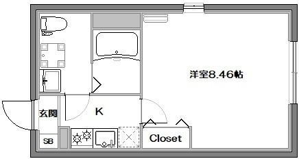 アーバンステージ菊川の間取り