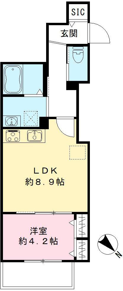 スリーミニッツ上尾の間取り