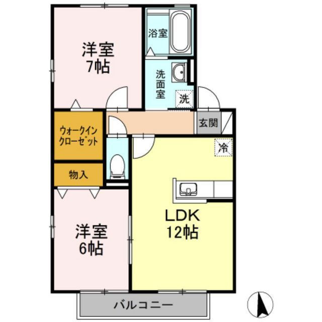 サニーコートの間取り