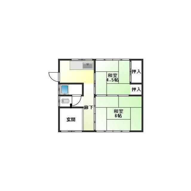 岐阜市西鶉５丁目の一戸建ての間取り