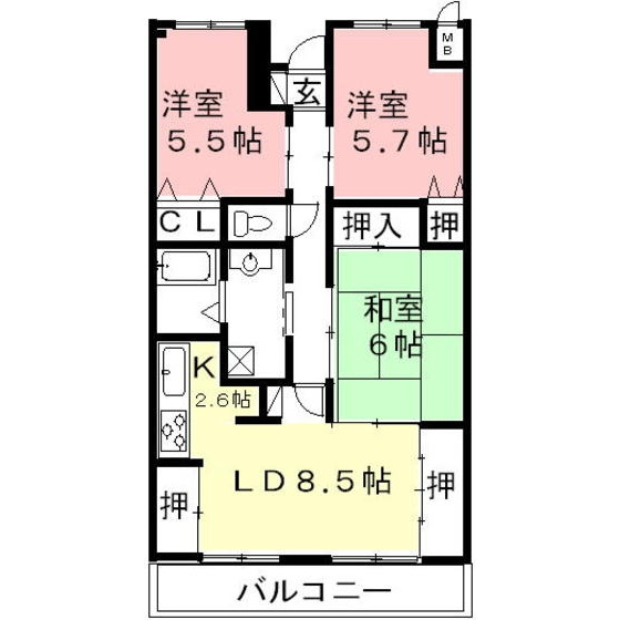 グレース蔵前の間取り