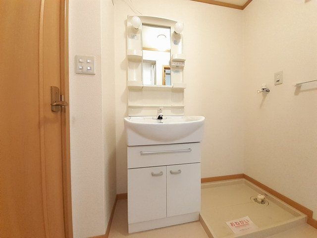 グランド・ルー　Ⅱの洗面所|コンパクトで使いやすい洗面所