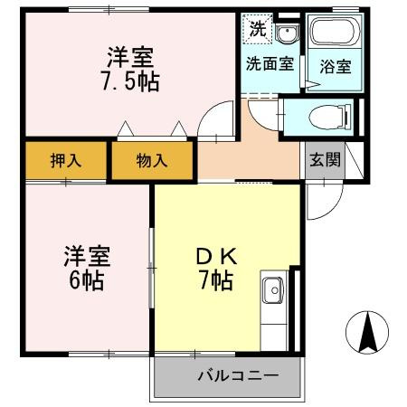 【間取り】 | ヴィラージュ桂　I棟 | 間取り