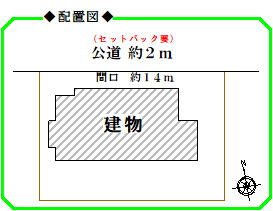 鈴鹿市岸岡町の戸建の区画図