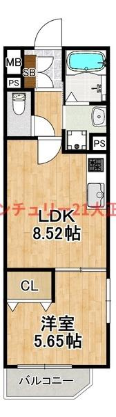 エクシード田中の間取り