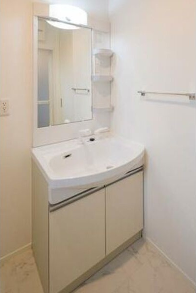 Casitasky上新屋の洗面所
