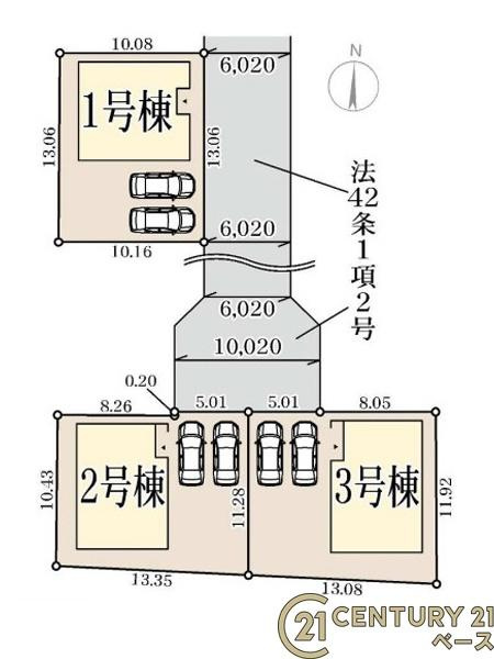 リーブルガーデン丹波市町 ３号棟 ／新築一戸建の区画図|■こちらの物件は３号棟です！■