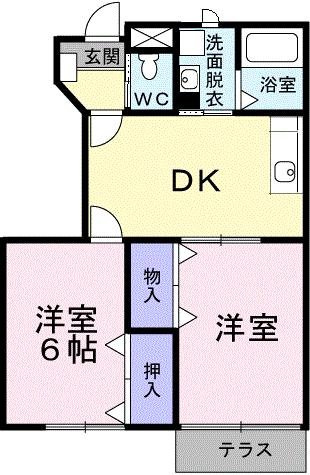 パラッツォＡの間取り