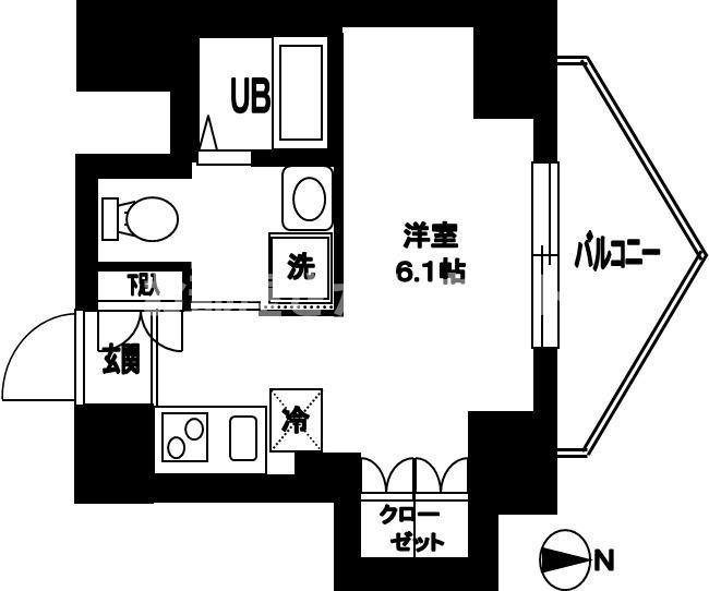 AXAS新宿TOWERS　EAST【おとり物件なし】#学生・社会人にオススメ！初期費用分割払いOK！の間取り