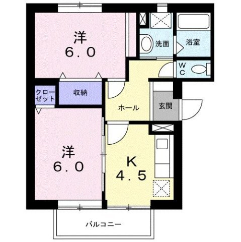 エクセル城東Ｃの間取り