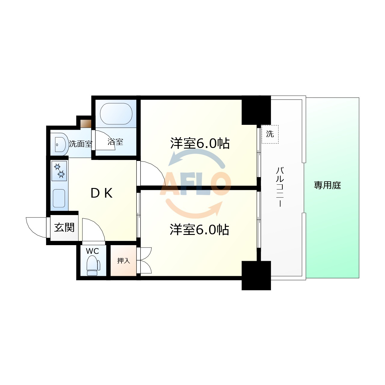 グレイスフル桜川の間取り|グレイスフル桜川　間取り