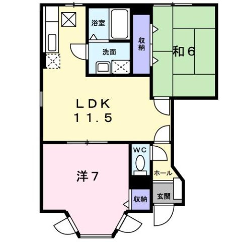ガーデンヒルズ三咲の間取り