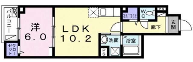 シャルフィーの間取り