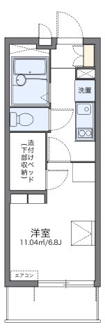 レオパレスＭＥＧＵ２０１０の間取り