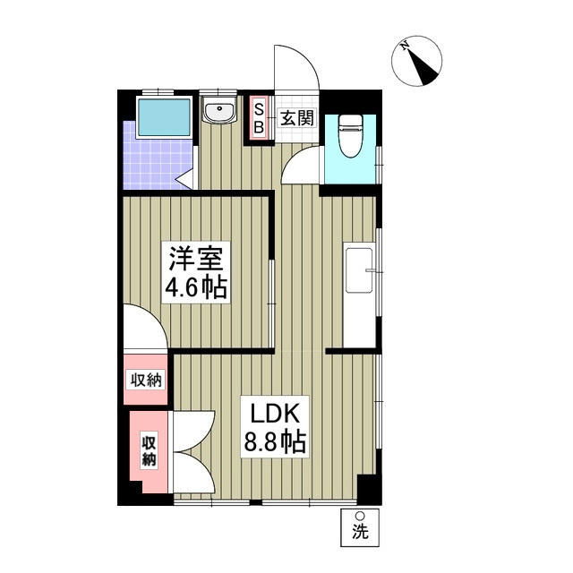 川島ビルの間取り