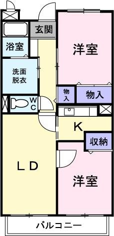 グラシューの間取り