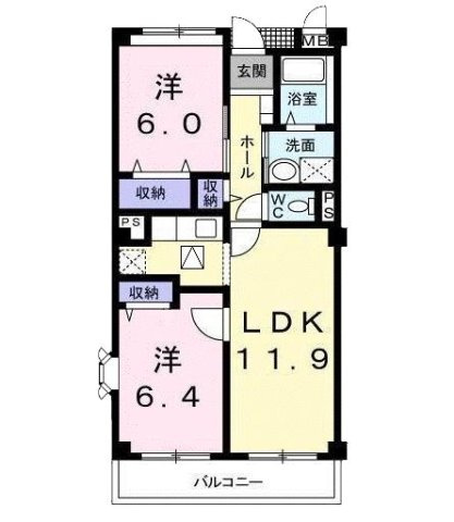 グラシューの間取り