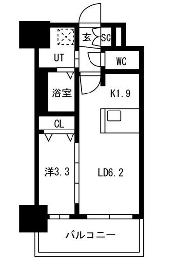 【間取り】 | メイクスアート新栄Ⅲ
