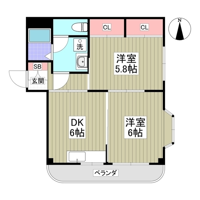 アビタシオン壱番館の間取り