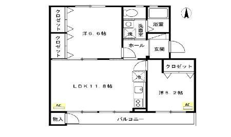 クロフトの間取り