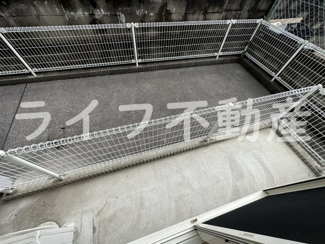 フジパレスフォンターナ１番館のバルコニー|バルコニー付きです