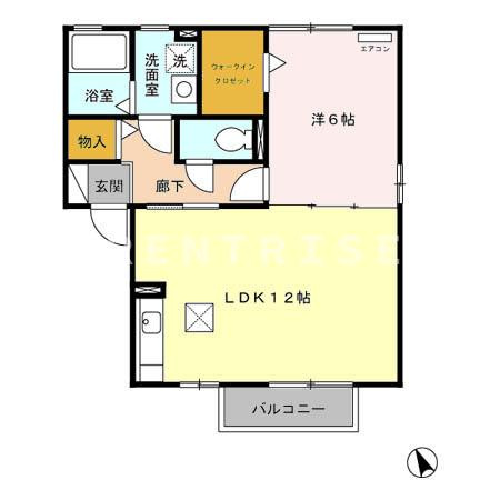 コンシェルジュ Ａの間取り