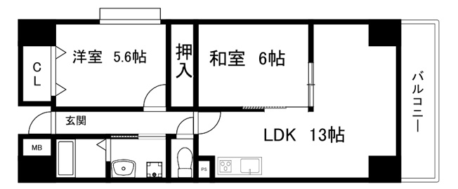 【間取り】 | パルテール　北