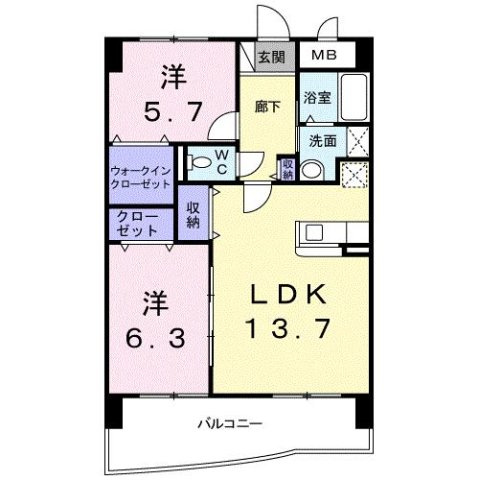 デイ　ドリームの間取り