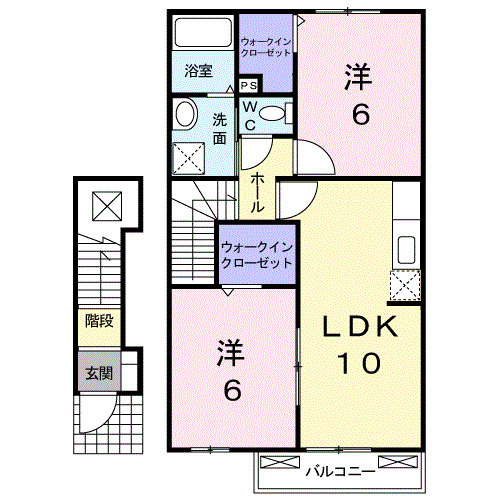サンリット悠の間取り