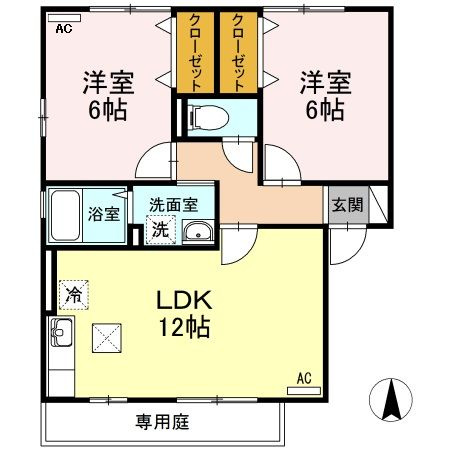 【間取り】 | セジュール　郷