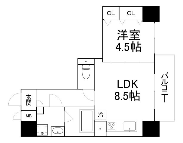 【間取り】 | ポローニア立花通り