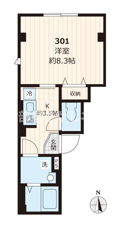 ソラナ王子【おとり物件なし】#学生・社会人にオススメ！初期費用分割払いOK！の間取り
