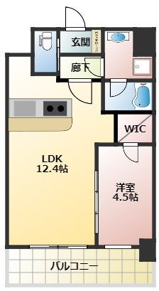 ソルテラスOSAKA EAST GATEの間取り