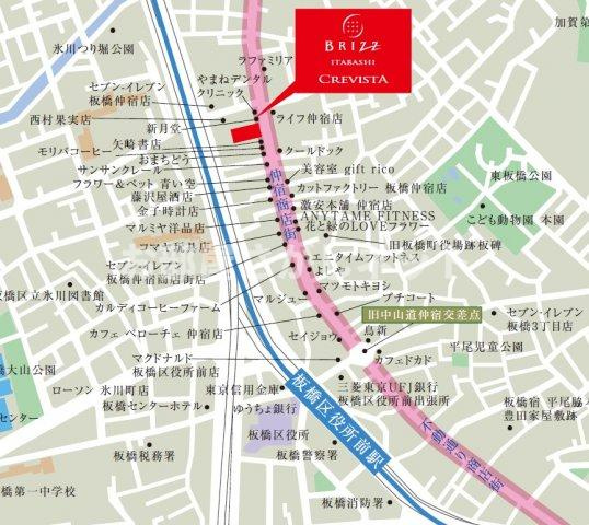 ブライズ板橋クレヴィスタ【おとり物件なし】#学生・社会人にオススメ！初期費用分割払いOK！の地図