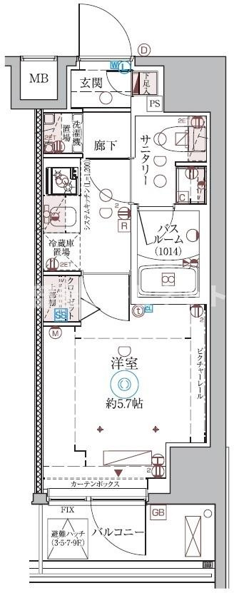 クレヴィスタ品川西大井Ⅱ【おとり物件なし】#学生・社会人にオススメ！初期費用分割払いOK！の間取り