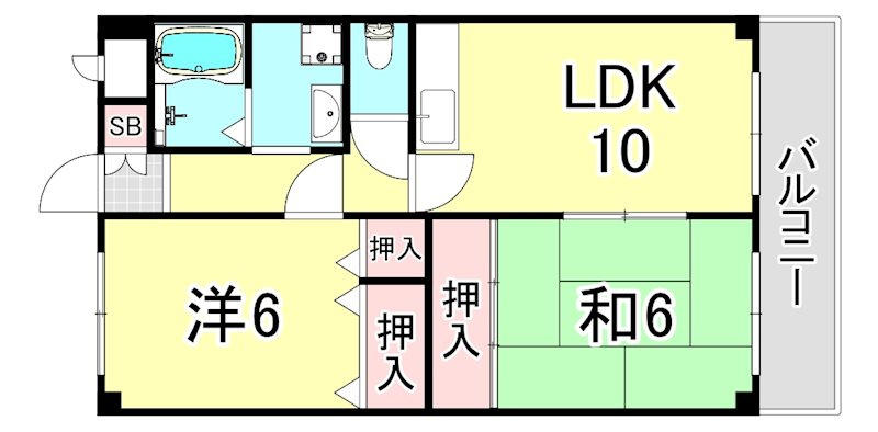 メルクマール大西の間取り