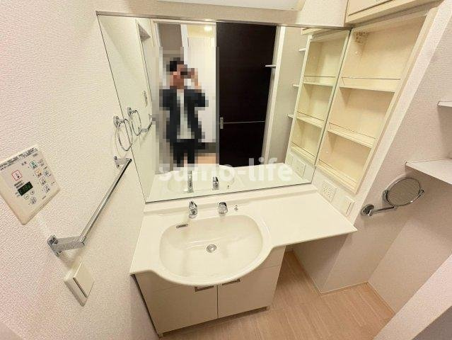 D-roomフェニックス武庫川東の洗面所