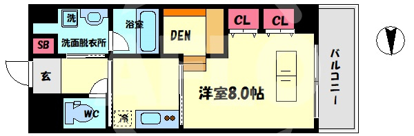 アローフィールズ貮番館の間取り|ARROW FIELDS貮番館（アローフィールズ貮番館）　開放感ある間取り